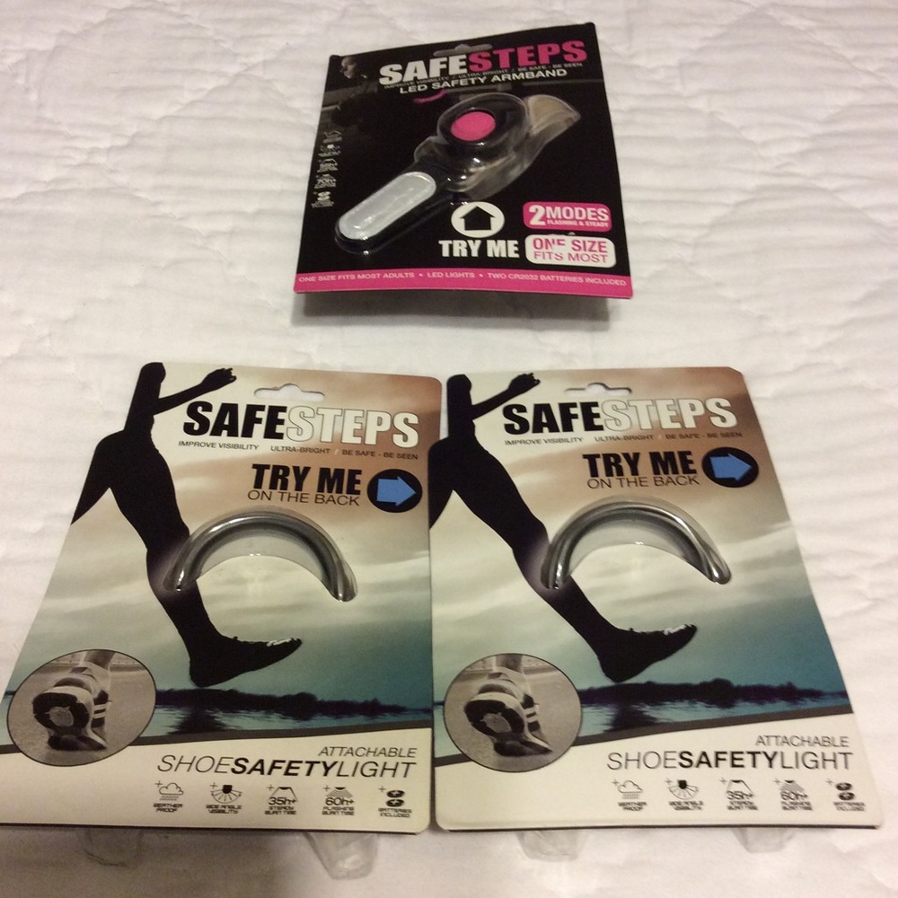 Safe Steps LED Arm & Shoe Bands